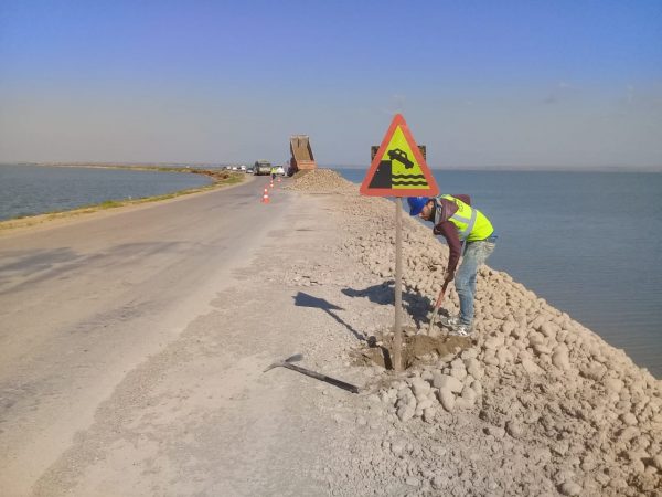 Hamreen Dam Side Slopes Protection